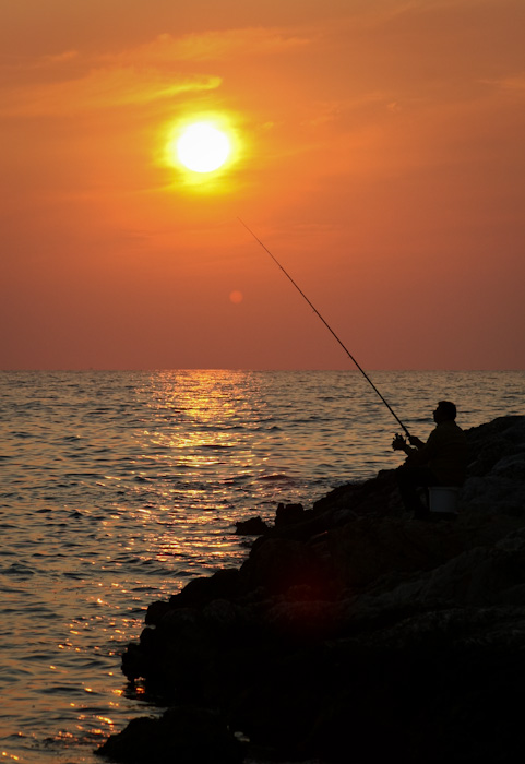 Sunset in Kusadasi. Turkey.