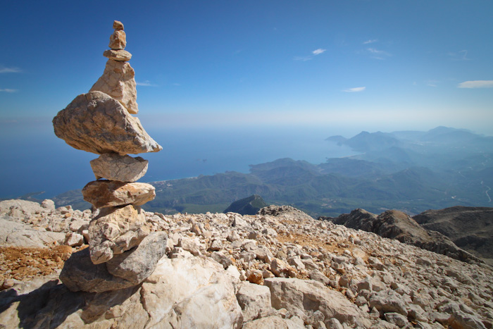 View from a high mountain, Turkey.
