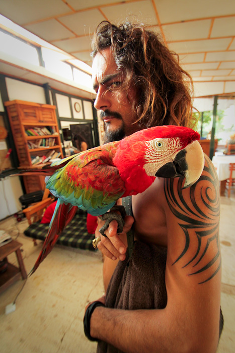 Man and Parrot (Turkey).