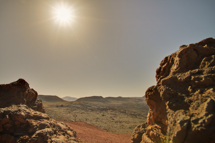 Mars. No, volcanic landscape in Lanzarote (HDR photo).