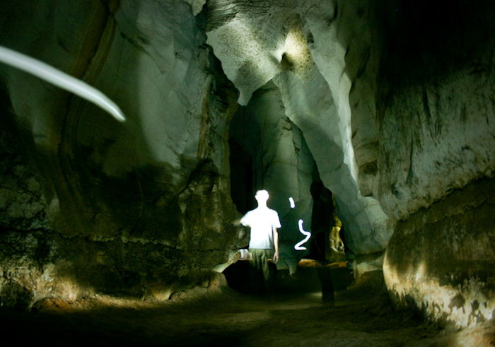 Self portrait in the Aboni Caves, Tanzania.