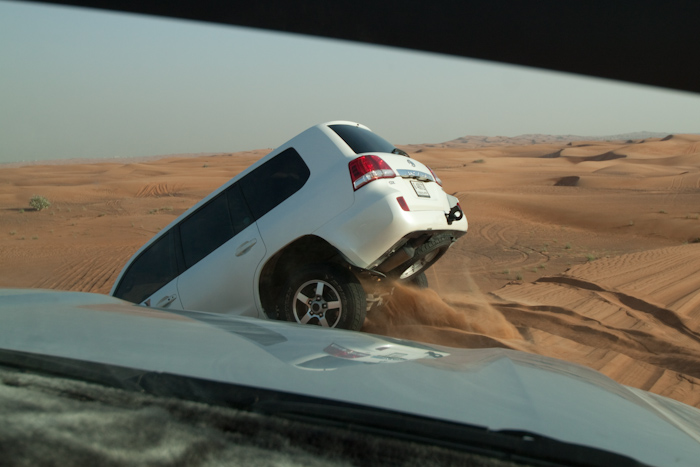 The driving was quite intense! We were told to hang on, and say if we got motion sickness. I did get a bit queasy, to be honest, but not too bad.