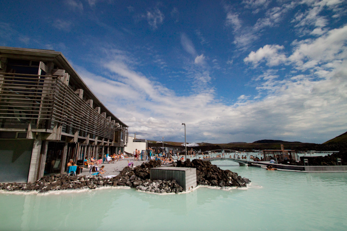 I visited the Blue Lagoon for the first time. I took a bus out from Reykjavik by myself because I couldn't secure a place on the crew tour.