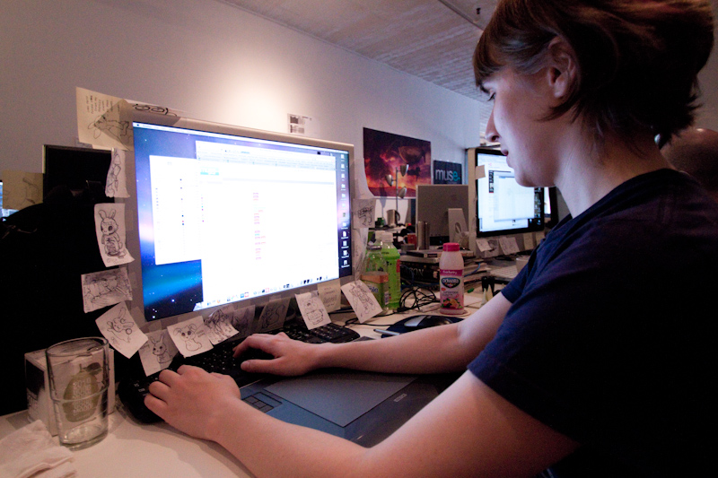 Every time a computer or program crashes, and they lose any work, someone draws them a 