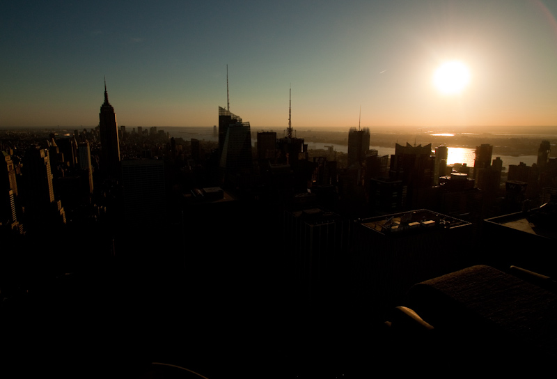 I made sure I went up around sunset. It was a good decision.