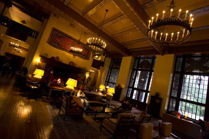 Ahwahnee hotel lounge.
