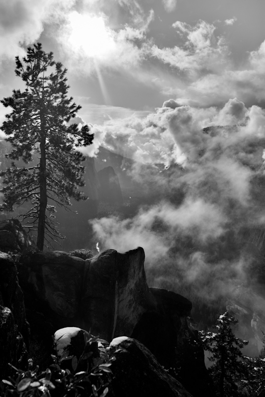 And out into the clear again!