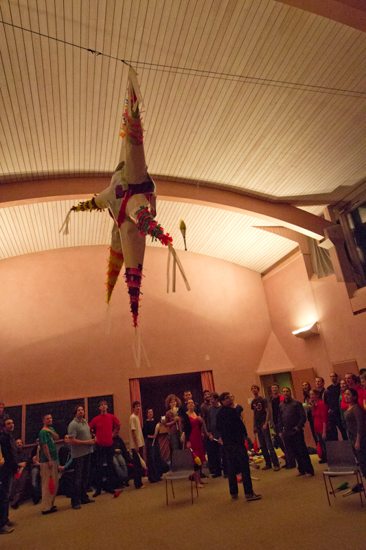 Passout 2011-2012: Pinata juggling challenge.
