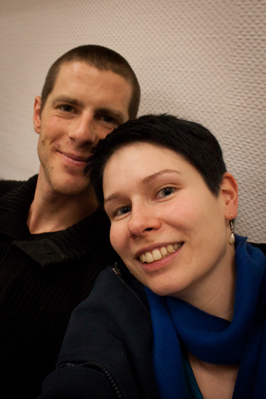 UK trip - January 2012: Waiting in the airport.