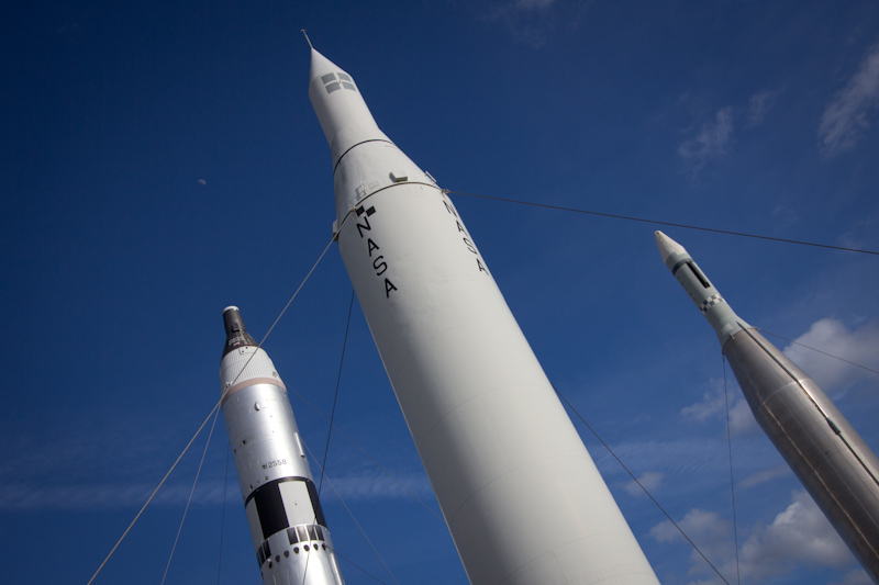 Kennedy Space Center: Rocket garden.