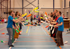 Nederlands Jongleer Festival 2013: In the gym.